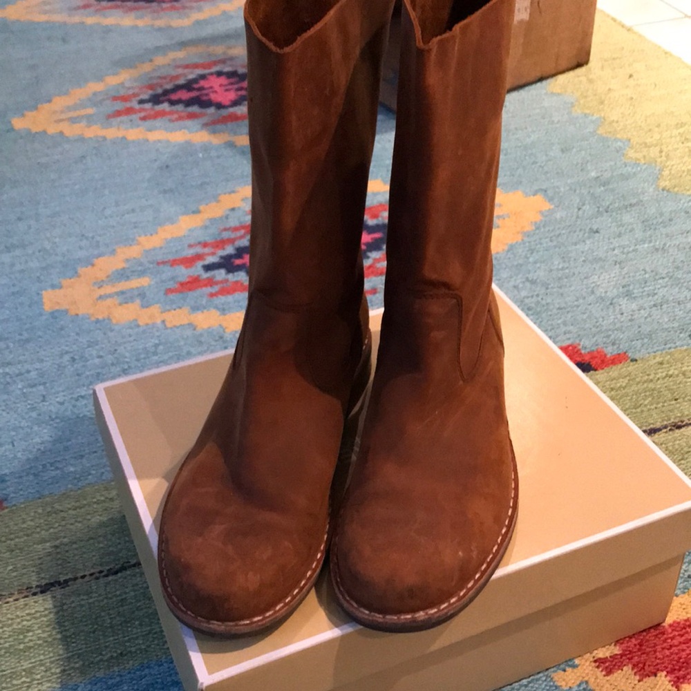 Roots Brown Leather Boots 8.5